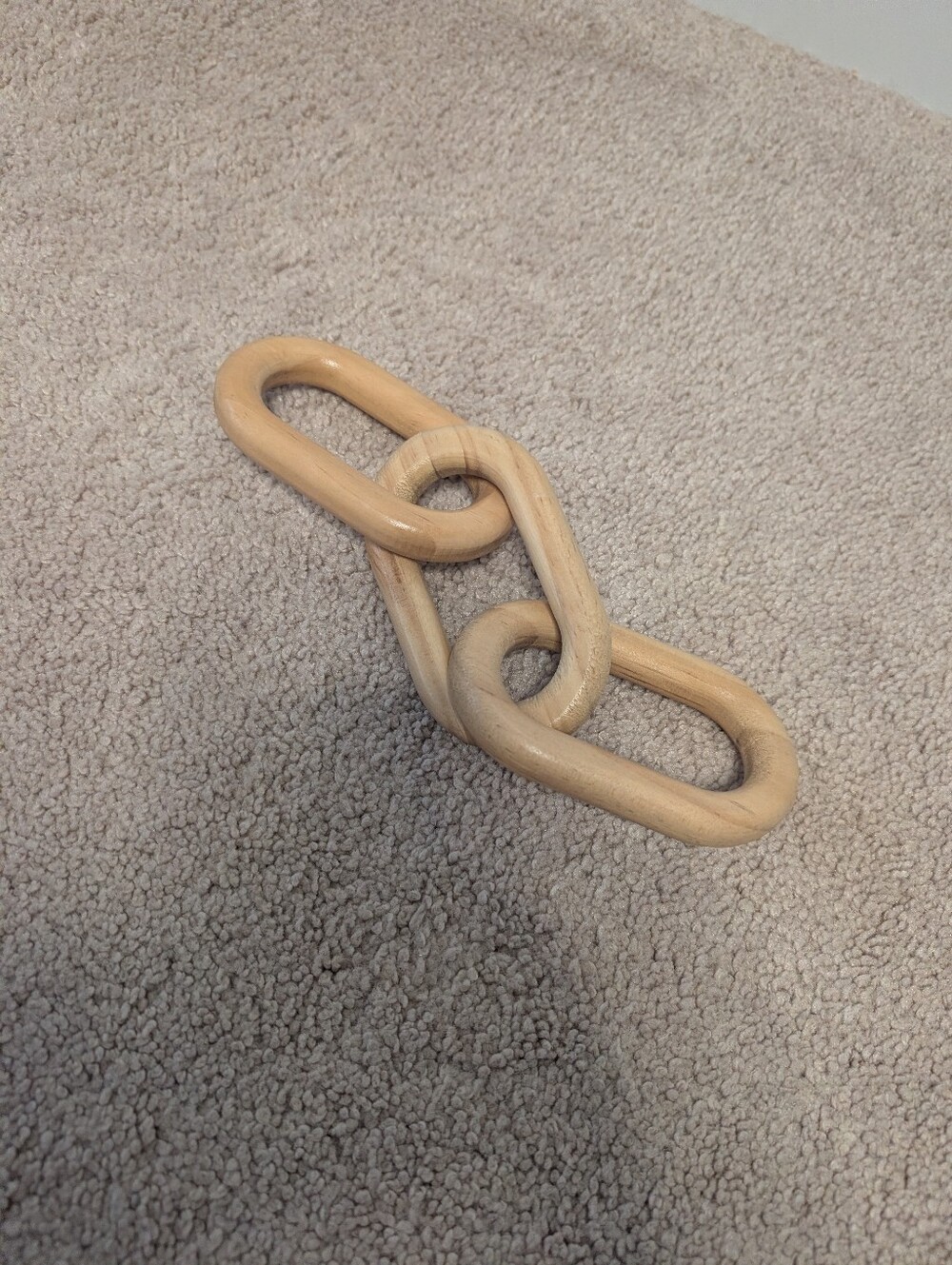 Natural Wood Link Decorative Accent